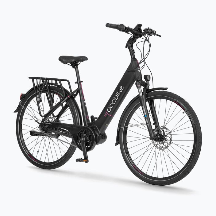 Bicicletta elettrica da donna EcoBike LX 19/X300 48V 14Ah 672Wh LG nero 2