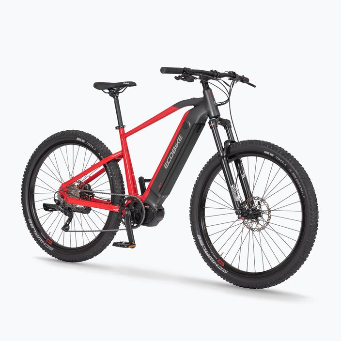 Bicicletta elettrica EcoBike RX500 48V 17,5Ah 840Wh X500 LG nero/rosso 2
