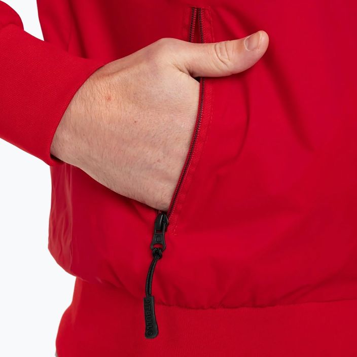 Uomo Pitbull West Coast Athletic Giacca di nylon con cappuccio rosso 5
