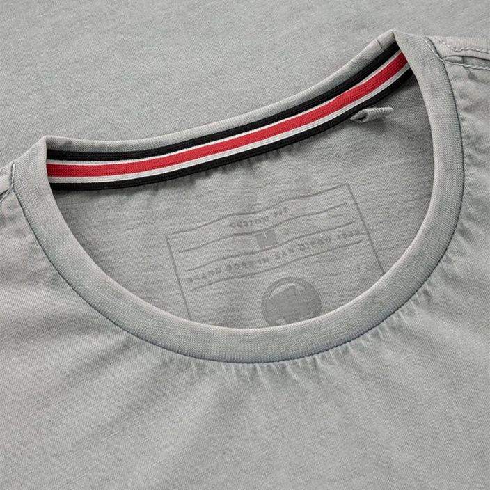 Maglietta Pitbull West Coast Uomo Logo Small Denim Washed 190 grigio/melange 3