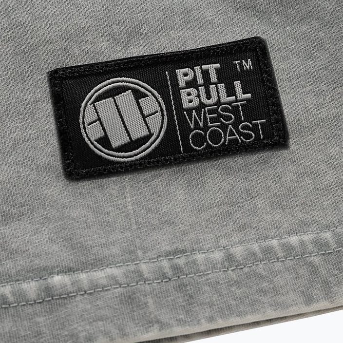 Maglietta Pitbull West Coast Uomo Logo Small Denim Washed 190 grigio/melange 6