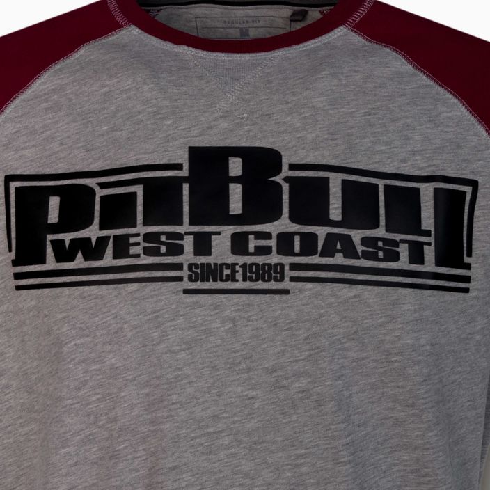 Maglietta Pitbull West Coast uomo Boxe 210 bordeaux 3