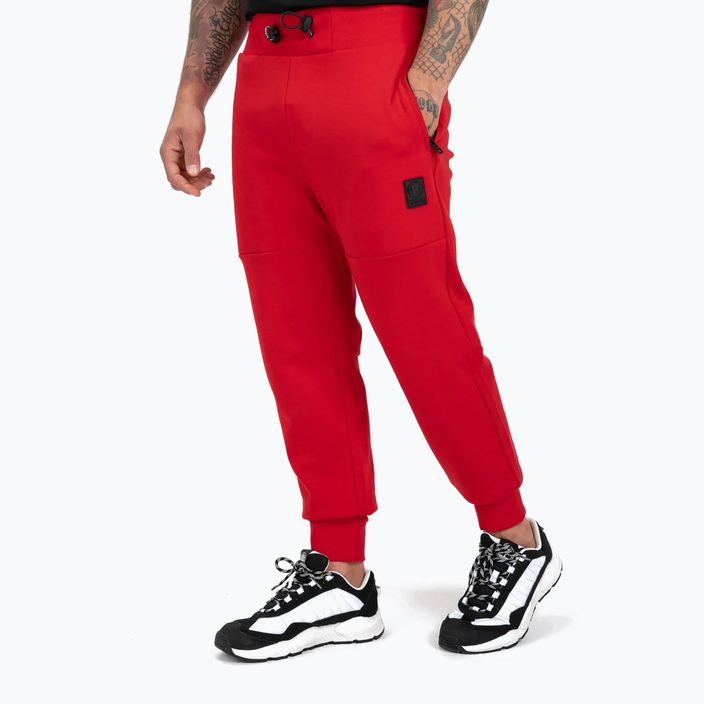 Pantaloni Pitbull West Coast da uomo Alcorn rosso