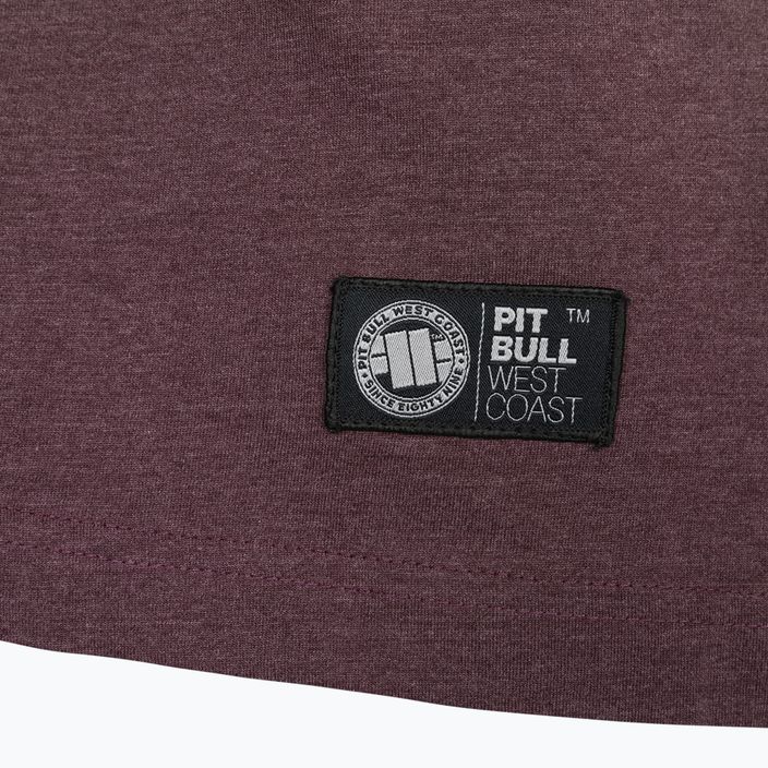 Maglietta Pitbull West Coast uomo T-S Small Logo 160 Basic bordeaux 3