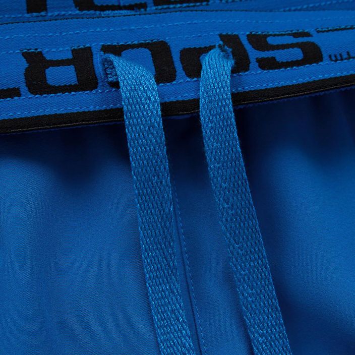 Pantaloncini da allenamento da uomo Pitbull West Coast Performance Small Logo blu 4