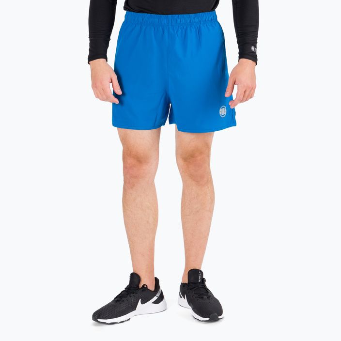 Pantaloncini da allenamento da uomo Pitbull West Coast Performance Small Logo blu 5