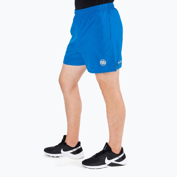 Pantaloncini da allenamento da uomo Pitbull West Coast Performance Small Logo blu 6