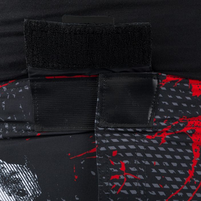 Pantaloncini da grappling da uomo Pitbull West Coast Grappling 2 Blood Dog 2 nero 6