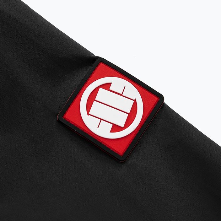 Uomo Pitbull West Coast Athletic Logo Giacca in nylon con cappuccio nero 9