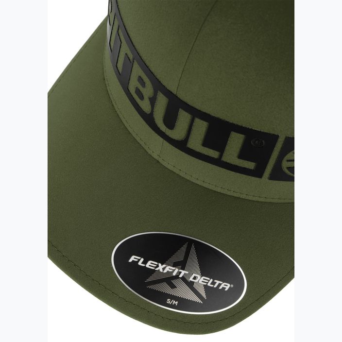 Cappello completo Pitbull West Coast Uomo, "Hilltop" Stretch Fitted olive 4