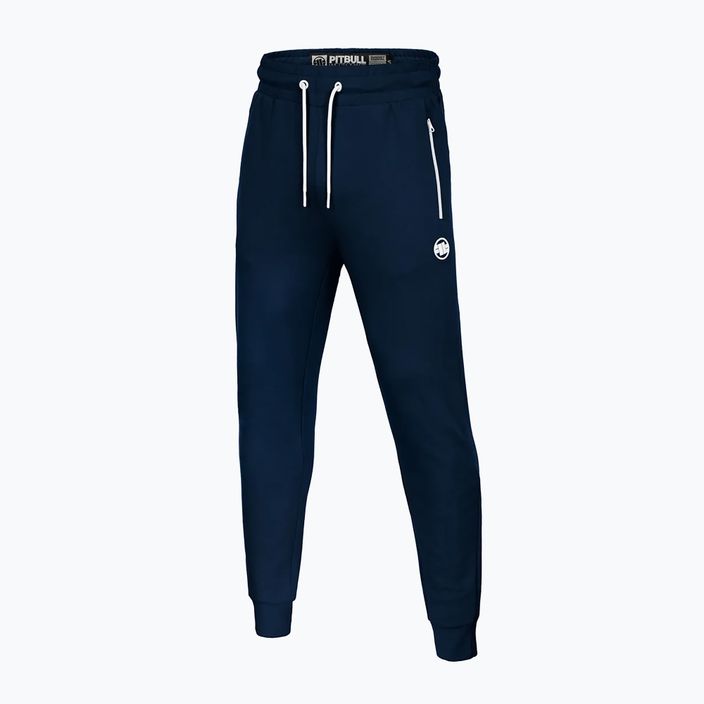 Pantaloni da ginnastica Pitbull West Coast da uomo Gruppo Terry Logo Small navy scuro 3