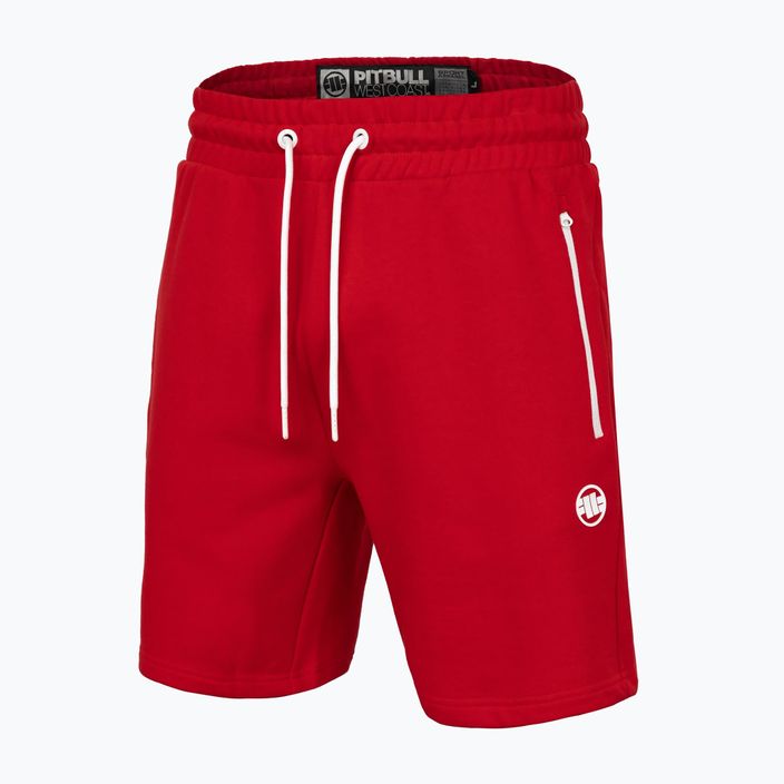 Pantaloncini da ginnastica Pitbull West Coast Terry Group da uomo, rosso