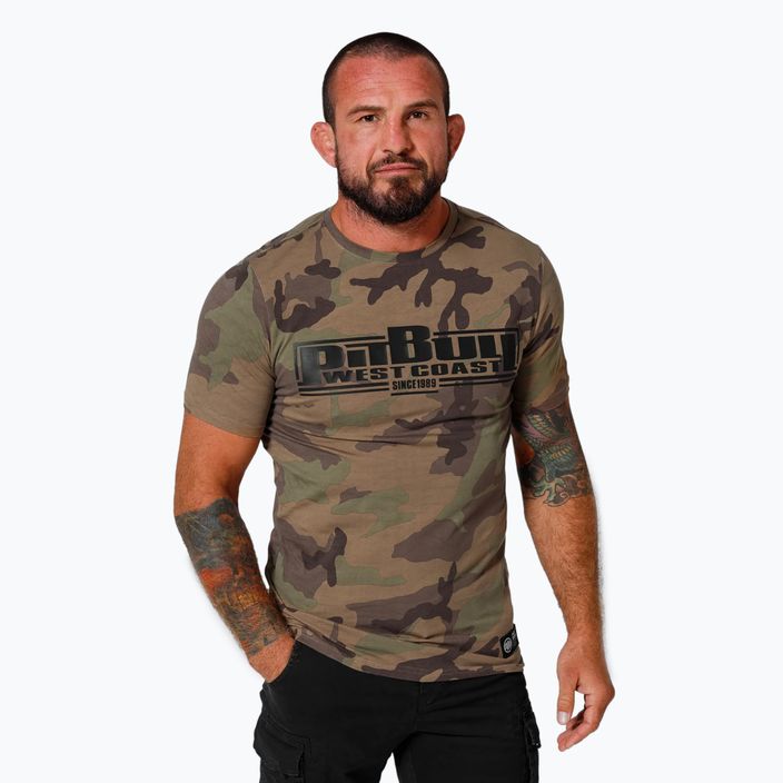 Maglietta da uomo Pitbull West Coast Classic Boxing woodland camo