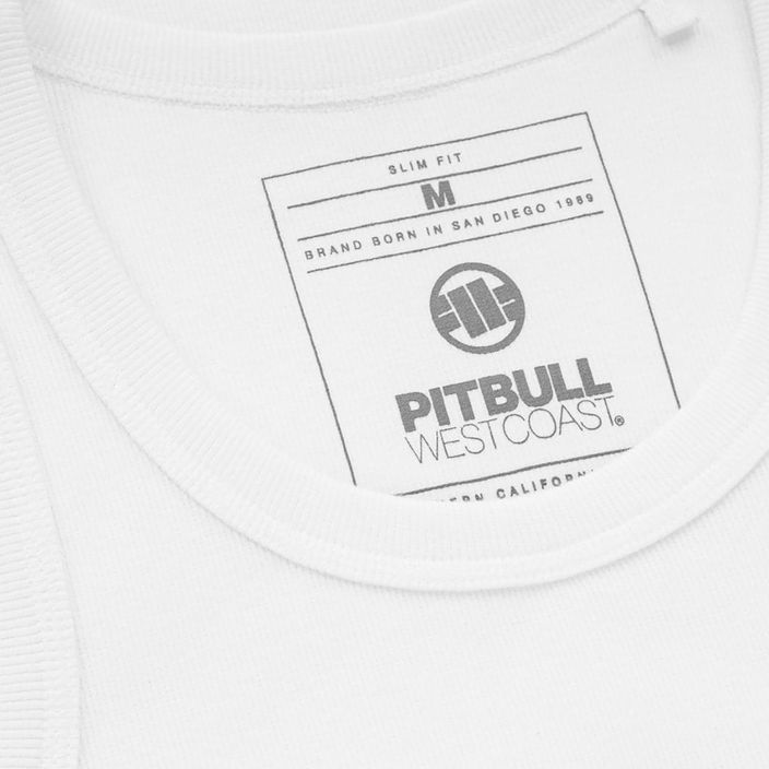 Canotta Pitbull West Coast Uomo Logo Bianco Piccolo 7