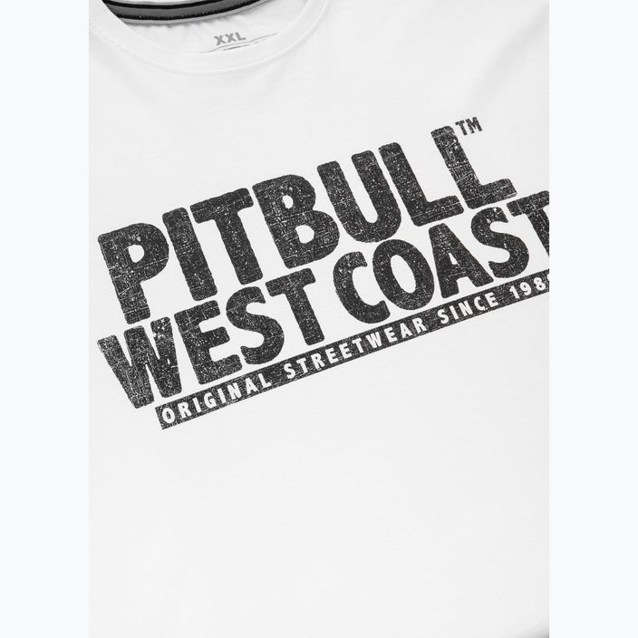 Maglietta Pitbull West Coast Mugshot 2 bianca da uomo 3