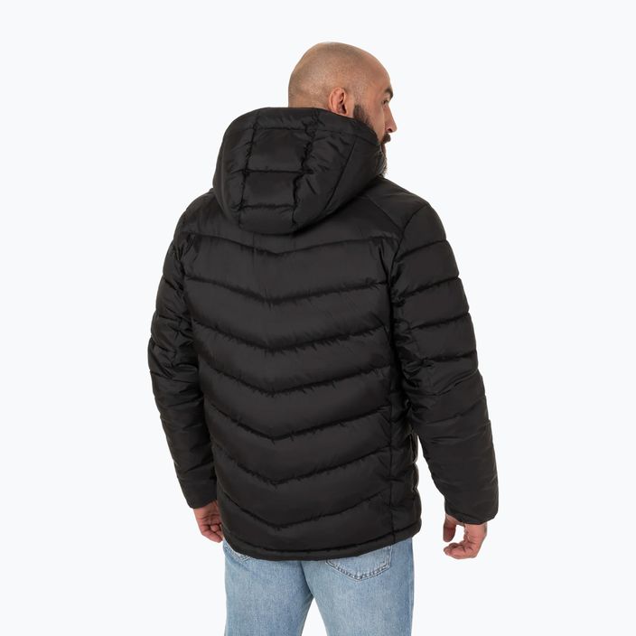 Pitbull West Coast giacca invernale da uomo Evergold con cappuccio imbottito nero/nero 3