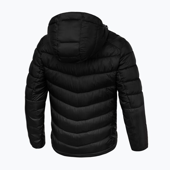 Pitbull West Coast giacca invernale da uomo Evergold con cappuccio imbottito nero/nero 5