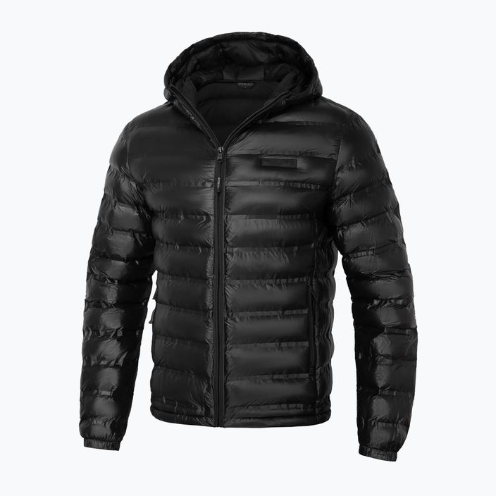 Pitbull West Coast giacca invernale da uomo Deerfoot con cappuccio imbottito nero