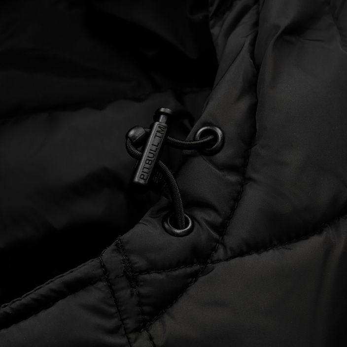 Pitbull West Coast giacca invernale da uomo Perseus con cappuccio imbottito nero 7