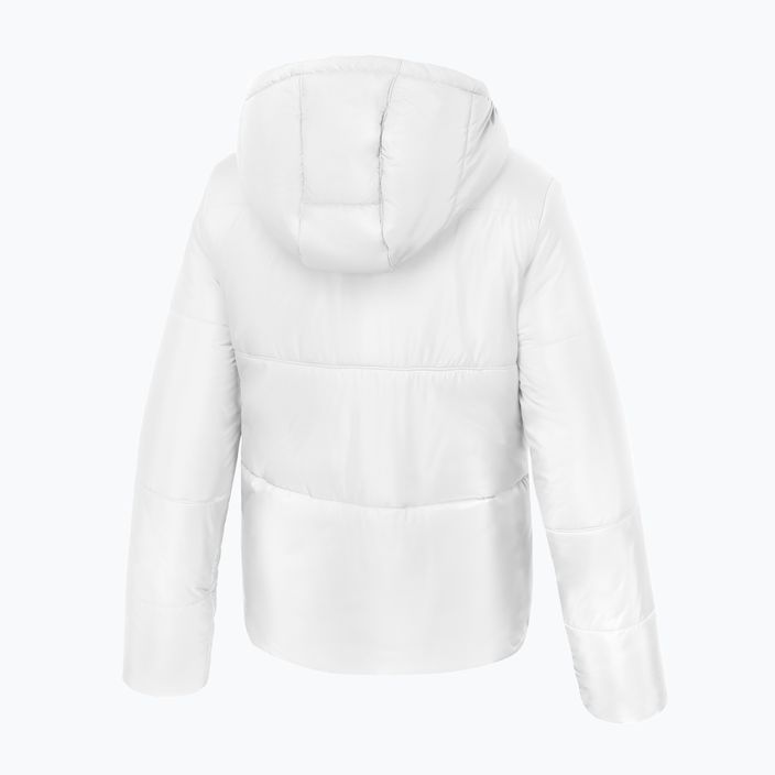 Pitbull West Coast giacca invernale da donna Jenell Trapuntata con cappuccio bianco 4