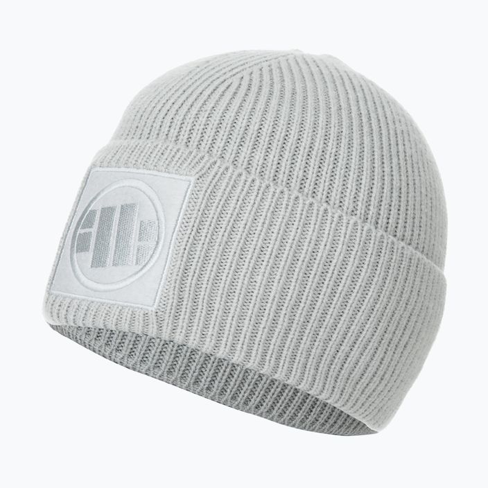 Pitbull West Coast Winter Beanie Logo Polsino monostrato grigio