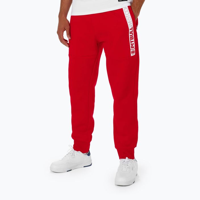 Pantaloni da jogging Pitbull West Coast New Hilltop da uomo, rosso