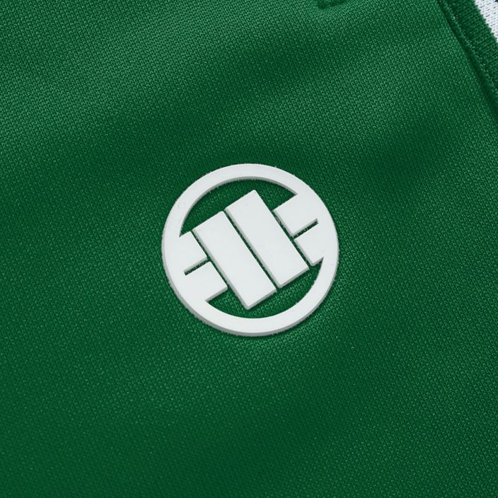 Pantaloni da ginnastica Pitbull West Coast da uomo Tape Logo Terry Group verde 6