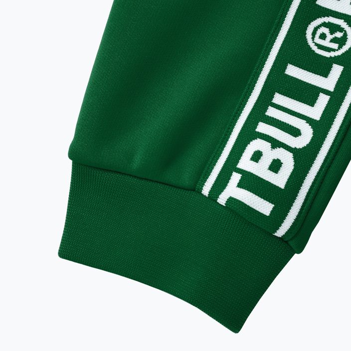 Pantaloni da ginnastica Pitbull West Coast da uomo Tape Logo Terry Group verde 7