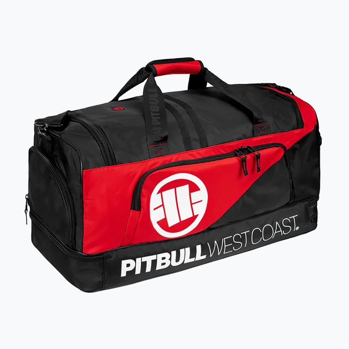 Pitbull West Coast Logo 2 Tnt 100 l borsa da allenamento nero/rosso 2