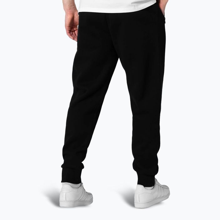 Pantaloni Pitbull Hilltop Track da uomo Hatton nero/nero 3