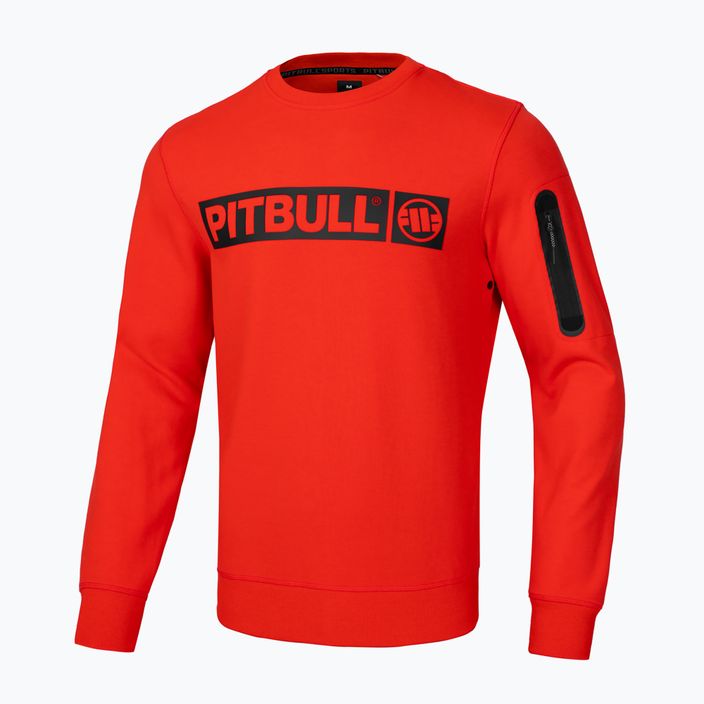 Felpa Pitbull Beyer Crewneck da uomo rosso fuoco 4