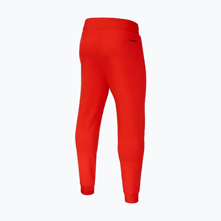 Pantaloni Pitbull Saturn rosso fuoco da uomo 5