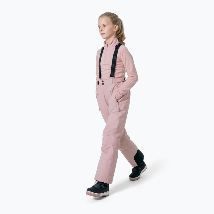 Pantaloni da sci per bambini 4F JSPDN001 rosa chiaro