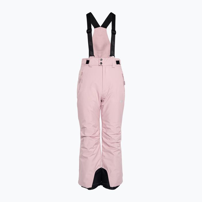 Pantaloni da sci per bambini 4F JSPDN001 rosa chiaro 3