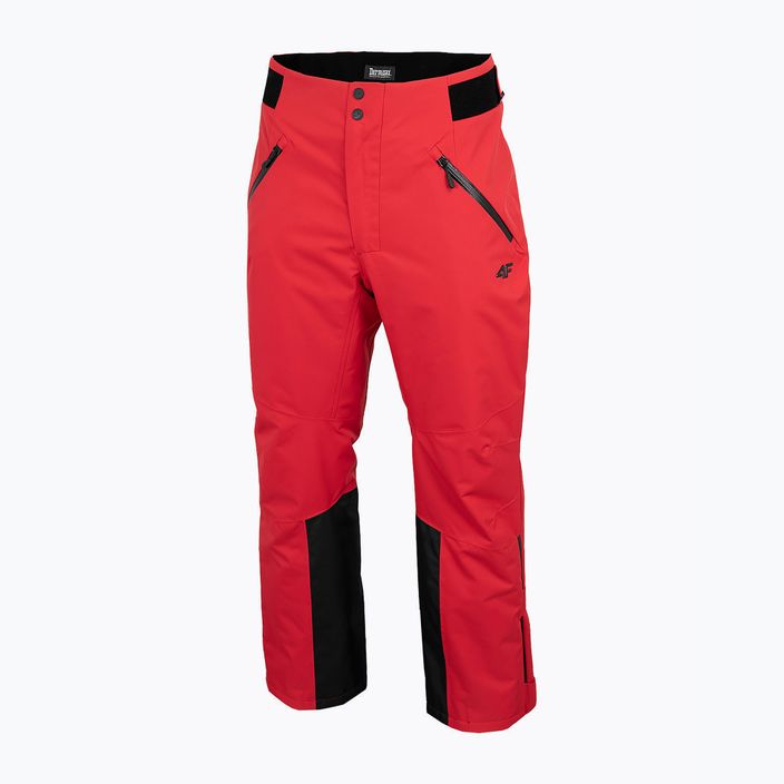 Pantaloni da sci da uomo 4F SPMN006 rosso scuro 6