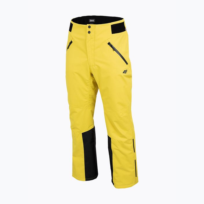 Pantaloni da sci da uomo 4F SPMN006 lemon 6