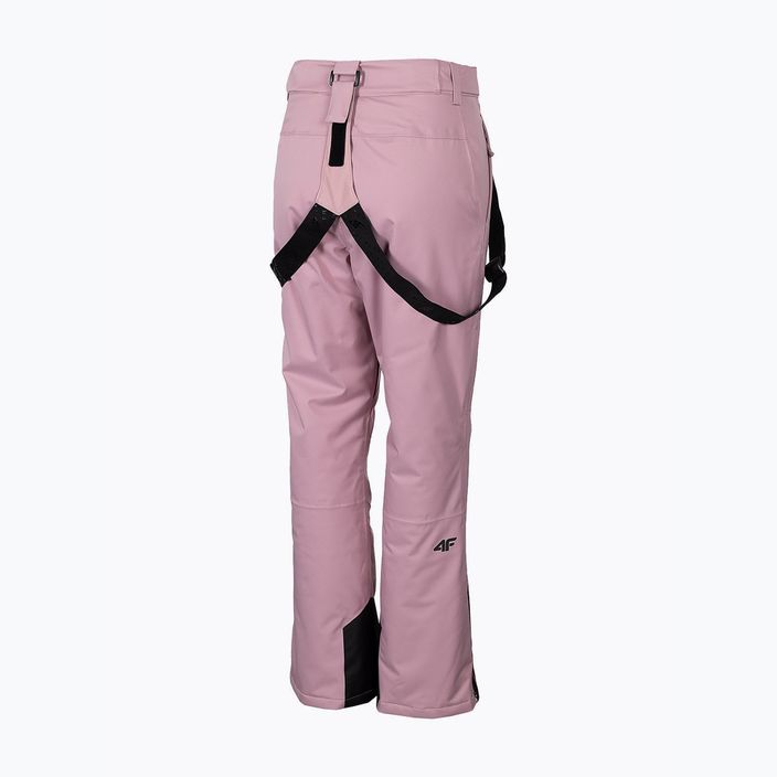 Pantaloni da sci da donna 4F SPDN002 rosa scuro 7