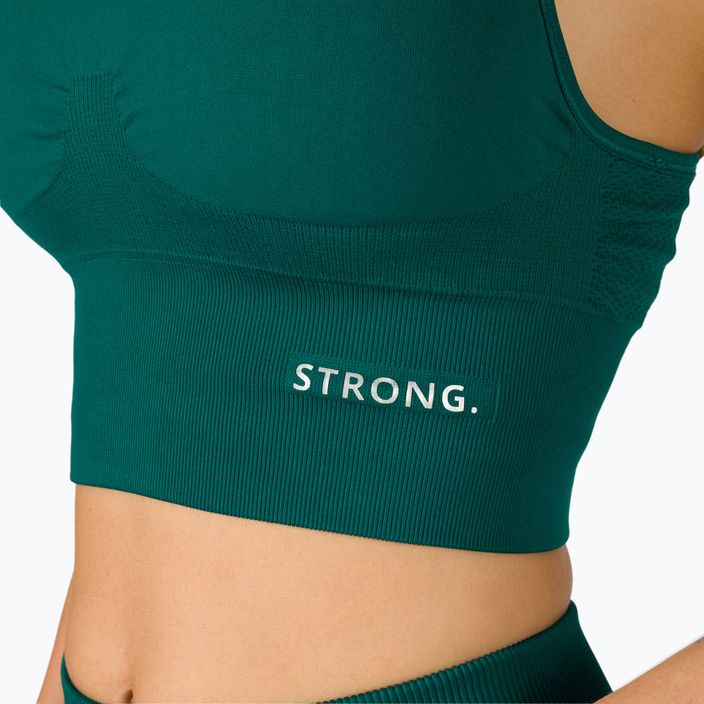 Top da allenamento da donna STRONG POINT Shape & Comfort verde perfetto 4