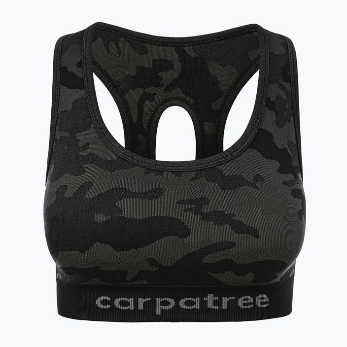 Reggiseno fitness Carpatree Camo Seamless verde 5