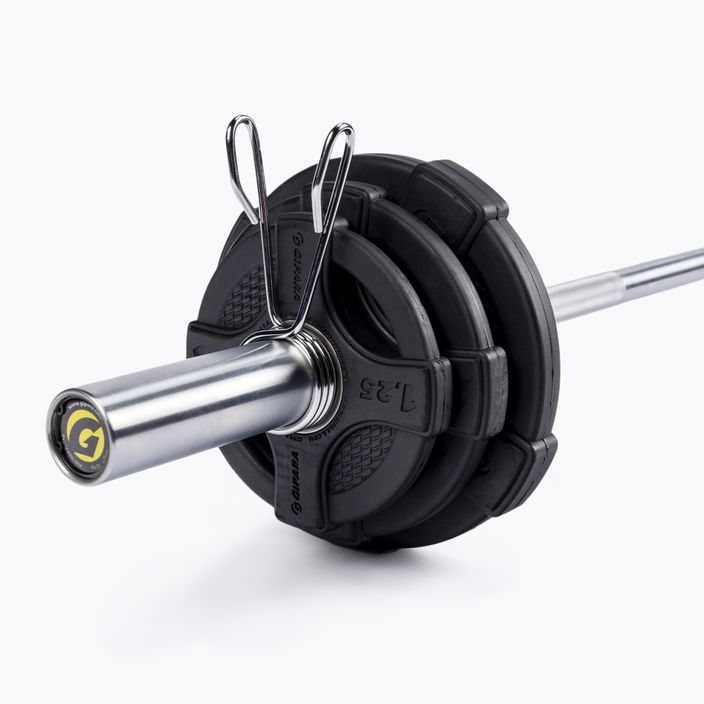 Gipara Fitness Iron Pump Set per esercizi 29,5 kg di bilanciere diritto 2