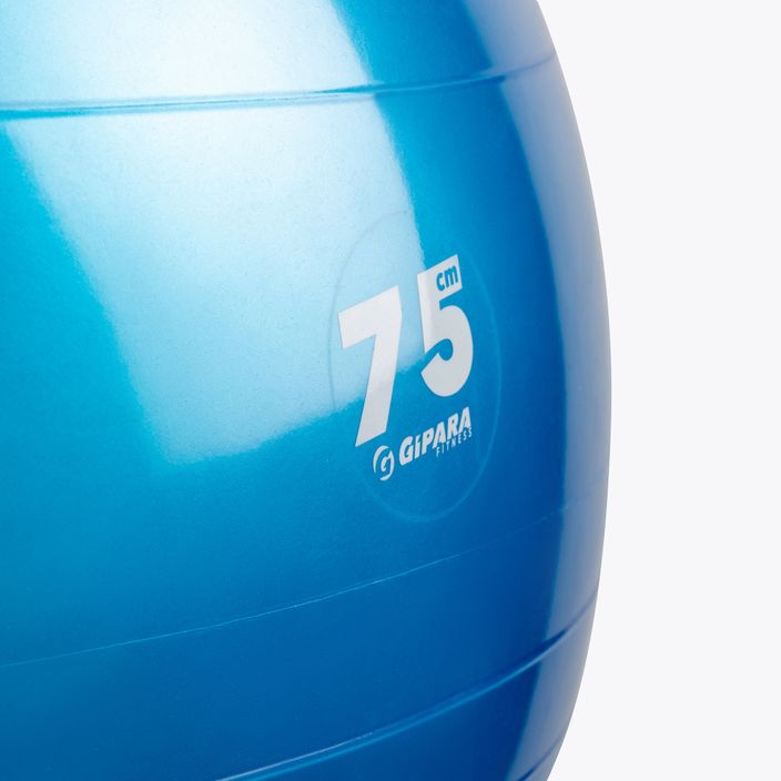 Palla da ginnastica Gipara Fitness 4900 75 cm blu 2