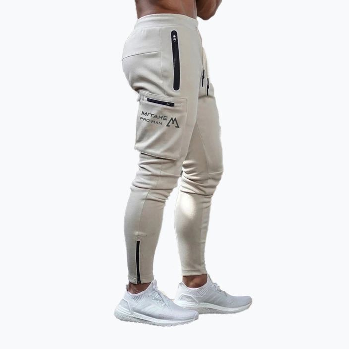 Pantaloni MITARE Joggers K102 PRO da uomo grigio chiaro 8
