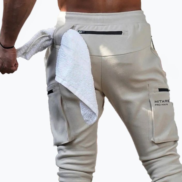 Pantaloni MITARE Joggers K102 PRO da uomo grigio chiaro 9