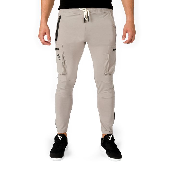 Pantaloni MITARE Joggers K102 PRO da uomo grigio chiaro