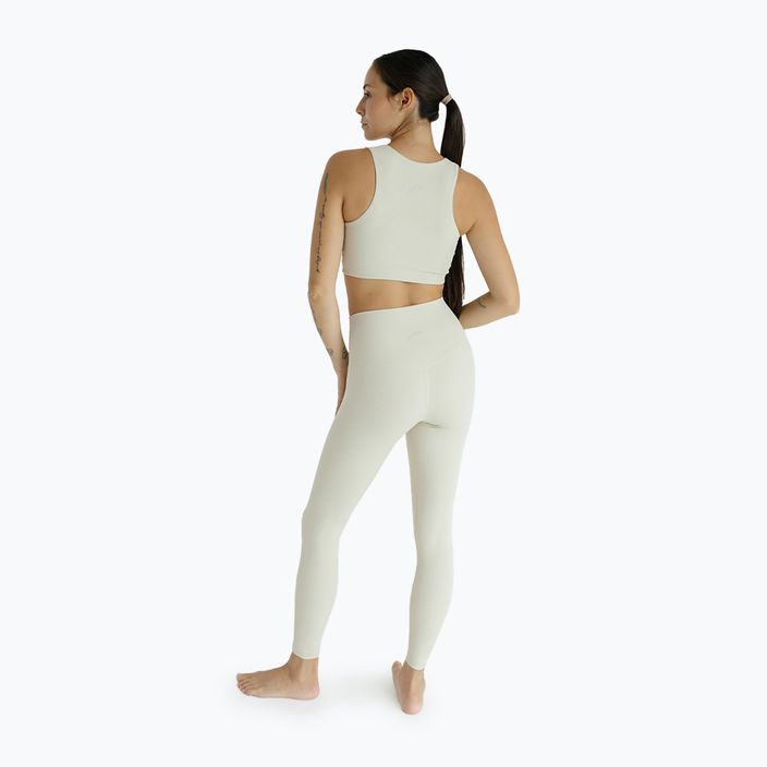 Top yoga donna JOYINME Pulse Ribbed crema di burro 5