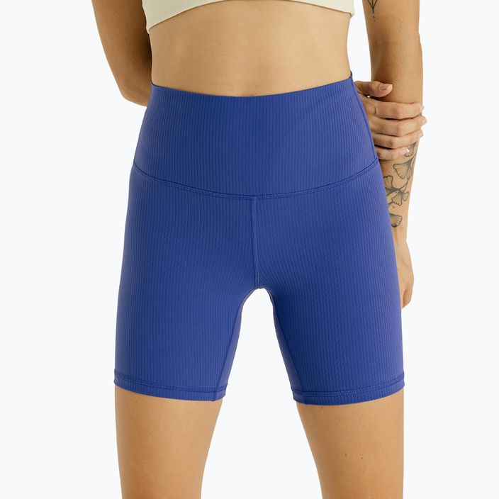 Pantaloncini da yoga donna JOYINME a coste blu oltremare 7