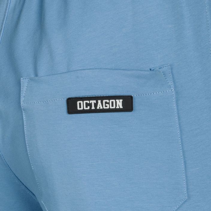 Pantaloni Octagon Small Logo da uomo blu 4