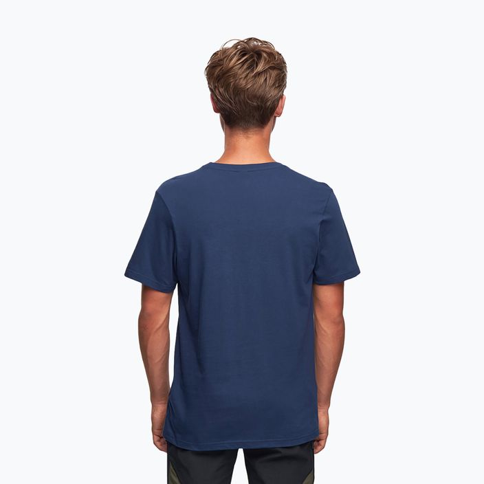 T-shirt Alpinus Mountains da uomo blu navy 3