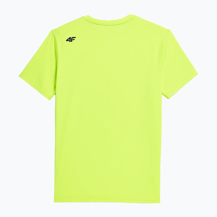 Maglietta da uomo 4F M259 verde canarino neon 2