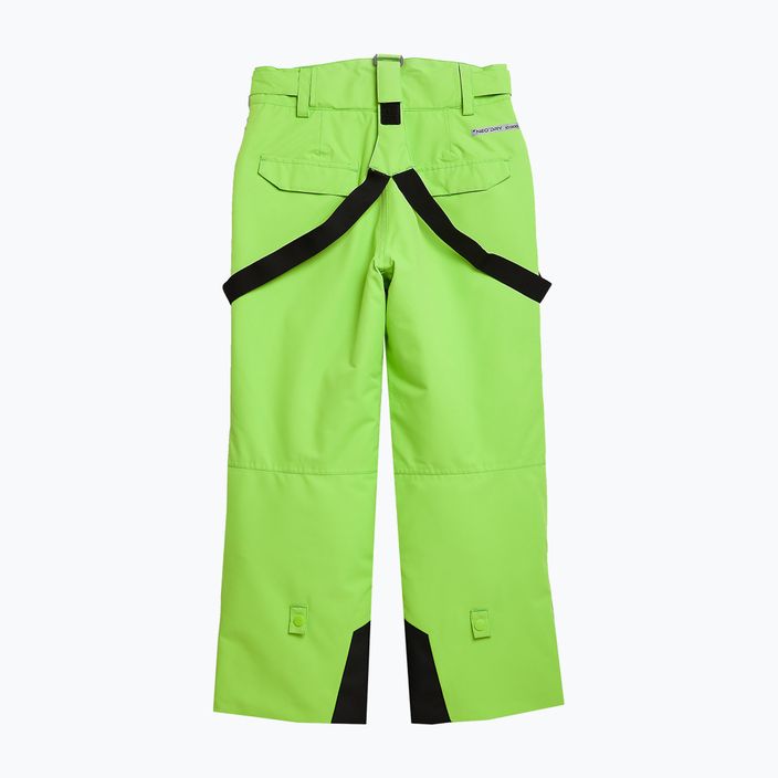 Pantaloni da sci per bambini 4F M360 verde neon 8